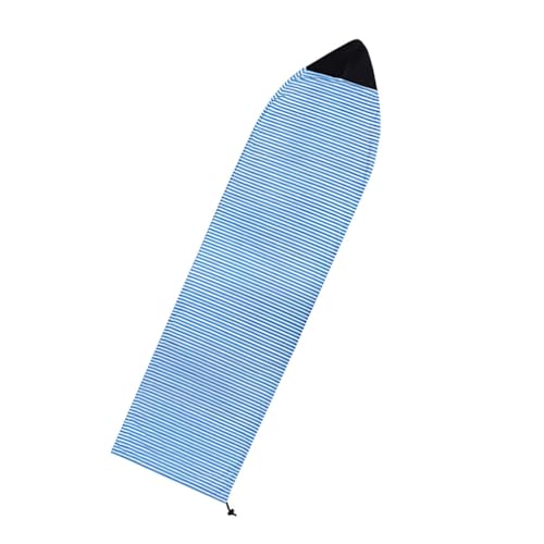 CheungYee Kordelzug-Verschluss, Surfbrett-Sockenhülle, Weiche Surfbrett-Schutzhülle, Paddleboard-Surfbrett-Aufbewahrungstasche (200x50cm,Blau) von CheungYee