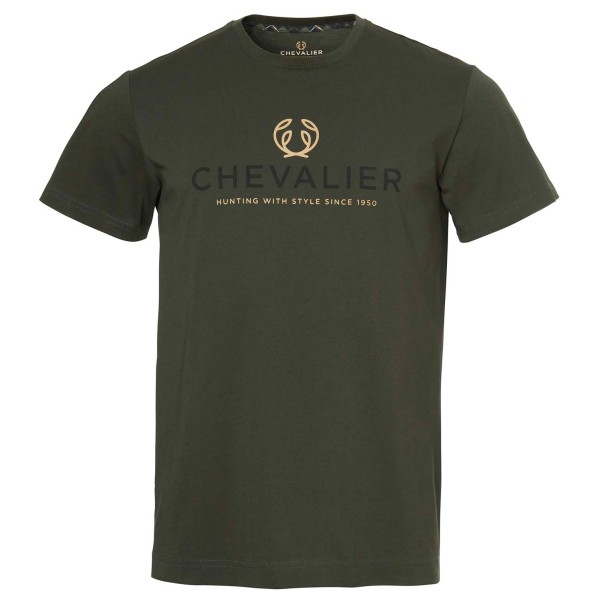 Chevalier - Chevalier Logo T-Shirt - T-Shirt Gr S oliv Chevalier - Chevalier Logo T-Shirt - T-Shirt Gr S oliv von Chevalier