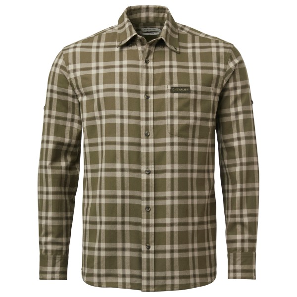 Chevalier - Teal Light Flannel Shirt - Hemd Gr L oliv von Chevalier