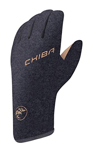Chiba All Natural Glove Light Winter Fahrrad Handschuhe lang schwarz 2024: Größe: L (9) von Chiba