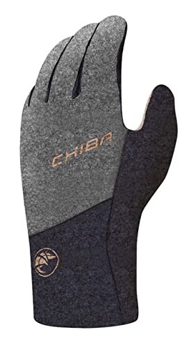 Chiba All Natural Winter Fahrrad Handschuhe lang wasserdicht grau 2024: Größe: XXL (11) von Chiba