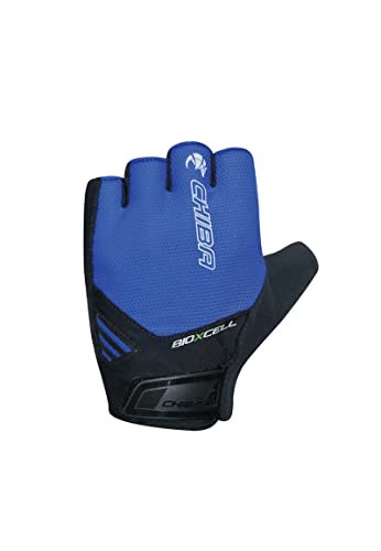 Chiba BioXCell Air Fahrrad Handschuhe kurz blau/schwarz 2024: Größe: XXL (11) von Chiba