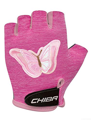 Chiba Cool Kids Kinder Fahrrad Handschuhe kurz pink 2021: Größe: L (9) von Chiba