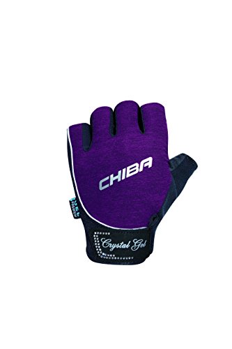 Chiba Crystal Gel Trainingshandschuhe, violett, S von Chiba