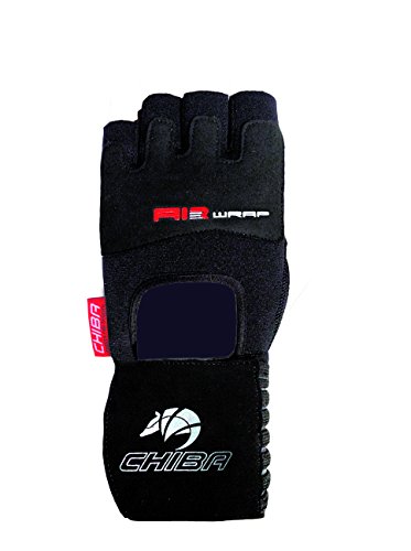 Chiba Erwachsene Handschuh Airwrap, schwarz, M von Chiba
