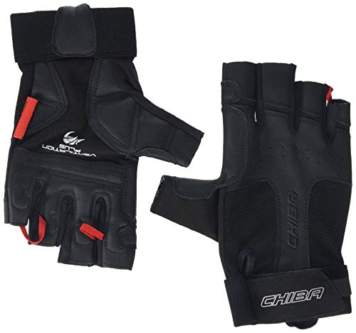 Chiba Classic Fitness Handschuhe | Elastische Passform & Robustes Clarinoleder | Anatomische Innenhandpolsterung | Effiziente Belüftung | Für Damen & Herren | Waschbar Chiba Classic Fitness Handschuhe | Elastische Passform & Robustes Clarinoleder | Anatomische Innenhandpolsterung | Effiziente Belüftung | Für Damen & Herren | Waschbar von Chiba