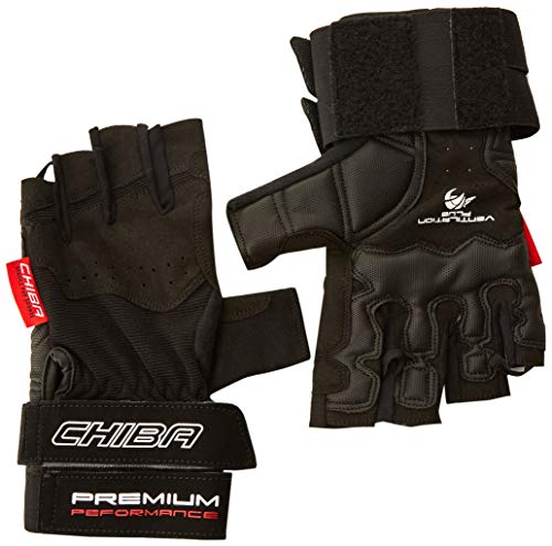Chiba Erwachsene Handschuh Premium Wristguard, schwarz, L, 42126 von Chiba