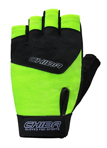 Chiba Ultra Fitnesshandschuh, Neongelb, XS von Chiba