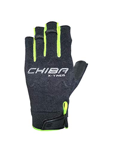 Chiba Unisex Klettersteighandschuhe 66208 Via Ferrata X-trem mit verlängerten Fingern, Größe XXL, Farbe schwarz/Neongelb Chiba Unisex Klettersteighandschuhe 66208 Via Ferrata X-trem mit verlängerten Fingern, Größe XXL, Farbe schwarz/Neongelb von Chiba