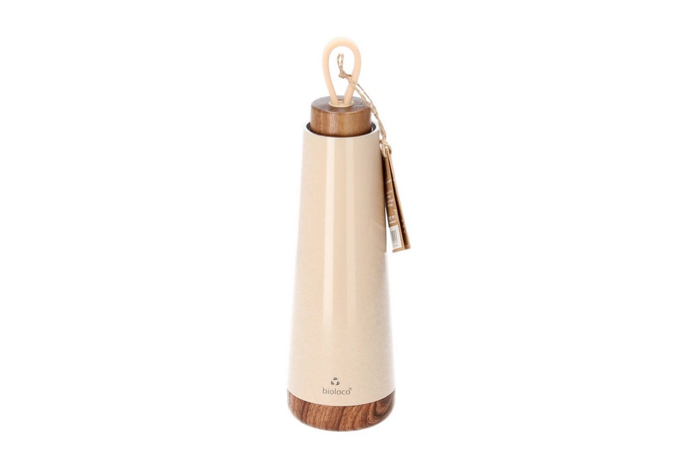 chic mic GmbH Trinkflasche Chic Mic bioloco loop Isolierflasche Thermosflasche sand beige von Chic Mic Gmbh