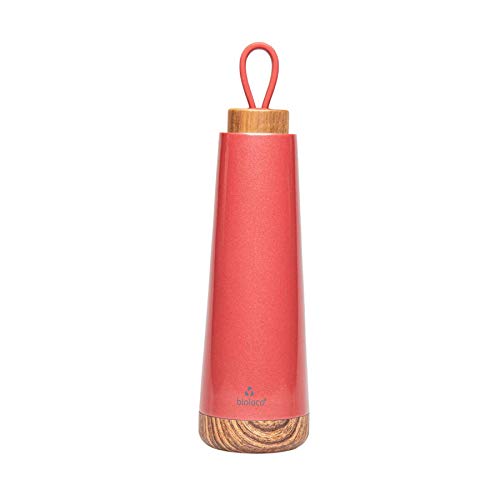 Chic Mic Unisex – Erwachsene Bioloco Loop Isolierflasche, Kirschrot, 7.5 cm x 7.5 cm x 28 cm Chic Mic Unisex – Erwachsene Bioloco Loop Isolierflasche, Kirschrot, 7.5 cm x 7.5 cm x 28 cm von chic.mic