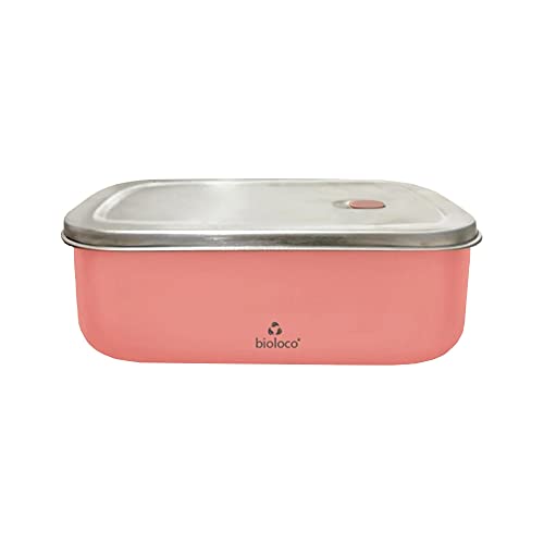 Chic Mic Unisex – Erwachsene Bioloco Sky Lunchbox, Coral, 20 x 14 x 7 cm von Chic Mic