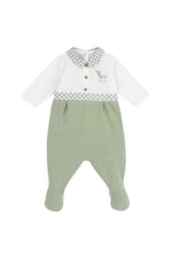 Chicco, BabyStrampler, aus Weichem und Leichtem Baumwolle, mit Bequemer RückenÖffnung, Designed in Italy, BabyKleidung 0-24 Monate., Hellgrün 01, 68 Chicco, BabyStrampler, aus Weichem und Leichtem Baumwolle, mit Bequemer RückenÖffnung, Designed in Italy, BabyKleidung 0-24 Monate., Hellgrün 01, 68 von Chicco