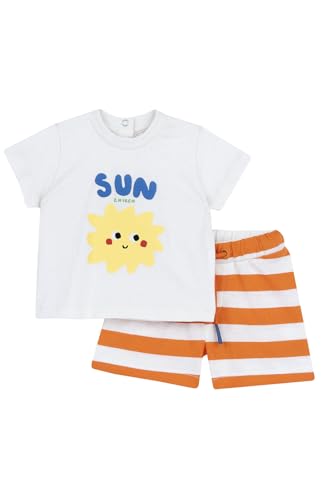 Chicco, Kinderset, Bestehend aus T-Shirt und Shorts, mit Niedlichen Mustern, Italienisches Design, Babykleidung 0-24 Monate, Geschenkideen zur Geburt, Natürlich bedruckt, 80 Chicco, Kinderset, Bestehend aus T-Shirt und Shorts, mit Niedlichen Mustern, Italienisches Design, Babykleidung 0-24 Monate, Geschenkideen zur Geburt, Natürlich bedruckt, 80 von Chicco
