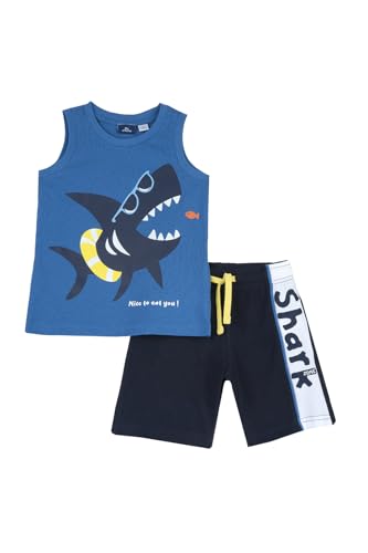 Chicco, Kinderset, Bestehend aus Unterhemd und Shorts, aus Weichem Stoff, Italienisches Design, Babykleidung 0-24 Monate, Kinderbekleidung, Blau, 7 Jahre Chicco, Kinderset, Bestehend aus Unterhemd und Shorts, aus Weichem Stoff, Italienisches Design, Babykleidung 0-24 Monate, Kinderbekleidung, Blau, 7 Jahre von Chicco