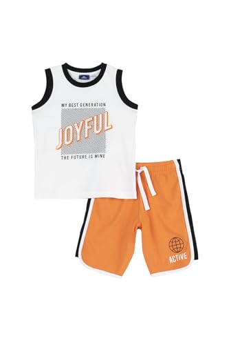 Chicco, Kinderset, Bestehend aus Unterhemd und Shorts, aus Weichem Stoff, Italienisches Design, Babykleidung 0-24 Monate, Kinderbekleidung, Orange, 8 Jahre Chicco, Kinderset, Bestehend aus Unterhemd und Shorts, aus Weichem Stoff, Italienisches Design, Babykleidung 0-24 Monate, Kinderbekleidung, Orange, 8 Jahre von Chicco