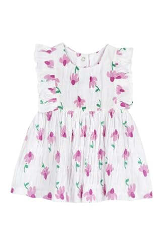 Chicco, Kleid für Mädchen, Kurzärmeliges Kleid in Rosa, Weiche Baumwolle, Designed in Italy, Babykleidung 0-24 Monate, Geschenkideen für Neugeborene Chicco, Kleid für Mädchen, Kurzärmeliges Kleid in Rosa, Weiche Baumwolle, Designed in Italy, Babykleidung 0-24 Monate, Geschenkideen für Neugeborene von Chicco