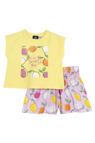 Chicco, Outfit für Mädchen, Bestehend aus T-Shirt und Shorts, aus Weicher Baumwolle, Italienisches Design, Kinderbekleidung, Gelb, 6 Jahre Chicco, Outfit für Mädchen, Bestehend aus T-Shirt und Shorts, aus Weicher Baumwolle, Italienisches Design, Kinderbekleidung, Gelb, 6 Jahre von Chicco