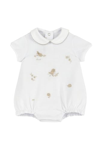 Chicco, Strampler BabyMädchen, Elegant, Aus Weicher Baumwolle, Mit Bequemer Rückenöffnung und Klappe, Designed in Italy, BabyKleidung 0-24 Monate, Weiß, 0 Monate Chicco, Strampler BabyMädchen, Elegant, Aus Weicher Baumwolle, Mit Bequemer Rückenöffnung und Klappe, Designed in Italy, BabyKleidung 0-24 Monate, Weiß, 0 Monate von Chicco