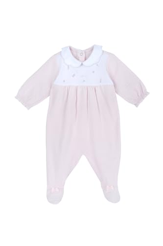 Chicco, Strampler für Neugeborene, aus Leichtem und Weichem Stoff, mit Praktischer Rückenöffnung, Italienisches Design, Babykleidung 0-24 Monate, Rosa (hell), 80 von Chicco