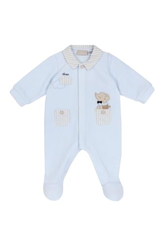 Chicco, Strampler für Neugeborene, aus Warmem und Weichem Stoff, mit Praktischer Frontöffnung, Italienisches Design, Babykleidung 0-24 Monate, Hellblau, 74 Chicco, Strampler für Neugeborene, aus Warmem und Weichem Stoff, mit Praktischer Frontöffnung, Italienisches Design, Babykleidung 0-24 Monate, Hellblau, 74 von Chicco