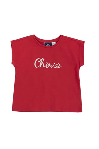 Chicco, T-Shirt für Mädchen, Kurzärmliges T-Shirt, aus Weicher Baumwolle, Italienisches Design, Mädchenkleidung 0-24 Monate, Geschenkideen für Mädchen, Mittelrot, 3 Jahre Chicco, T-Shirt für Mädchen, Kurzärmliges T-Shirt, aus Weicher Baumwolle, Italienisches Design, Mädchenkleidung 0-24 Monate, Geschenkideen für Mädchen, Mittelrot, 3 Jahre von Chicco