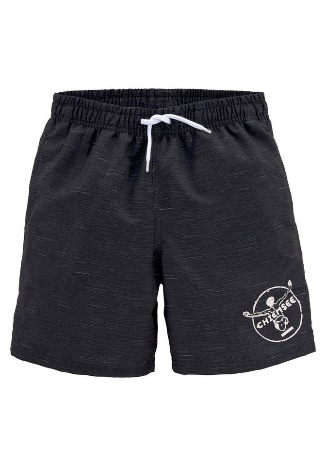 Chiemsee Badeshorts Melange Kids mit Logoprint von Chiemsee