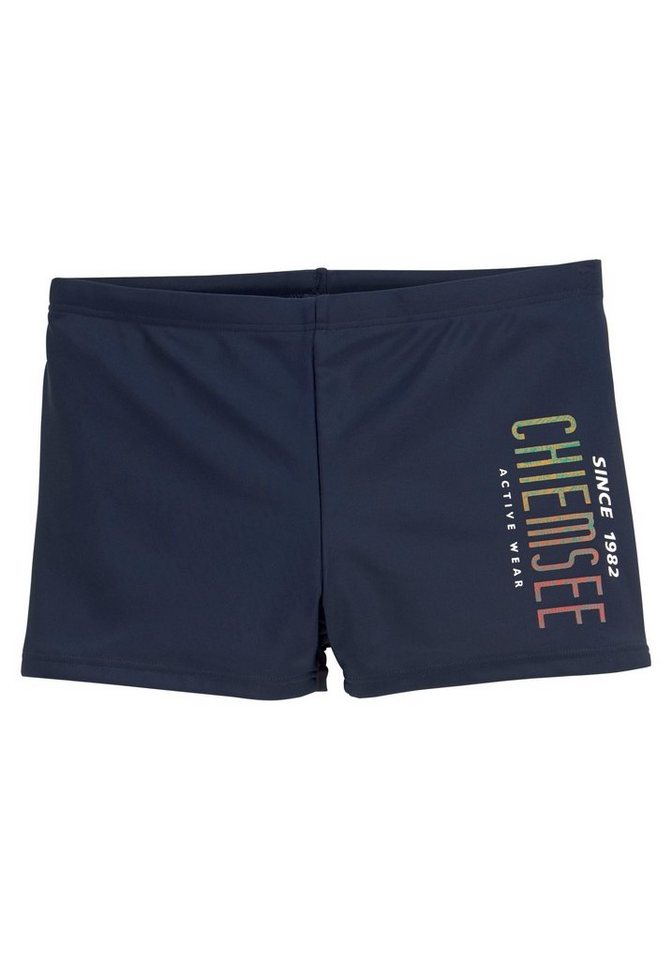 Chiemsee Boxer-Badehose mit Logodruck von Chiemsee