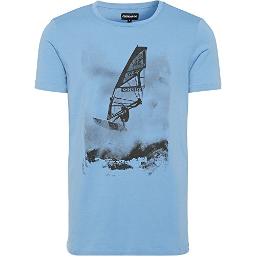 Chiemsee Herren T-Shirt, mit Fotoprint, 631 Parisian Blue, M von Chiemsee