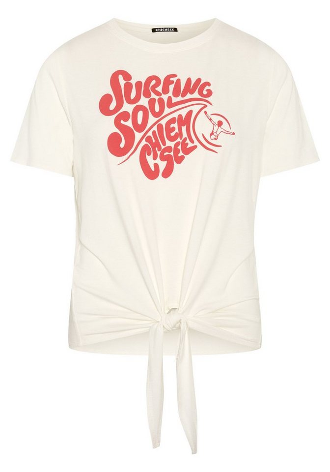 Chiemsee Print-Shirt T-Shirt mit Saum zum Knoten 1 von Chiemsee