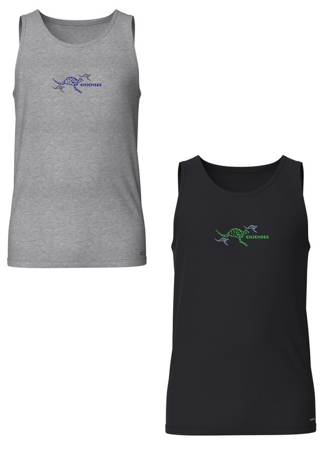 Chiemsee Tanktop Boys 2er Pack mit Kangaroo Print Unterhemd für Jungen Chiemsee Tanktop Boys 2er Pack mit Kangaroo Print Unterhemd für Jungen von Chiemsee