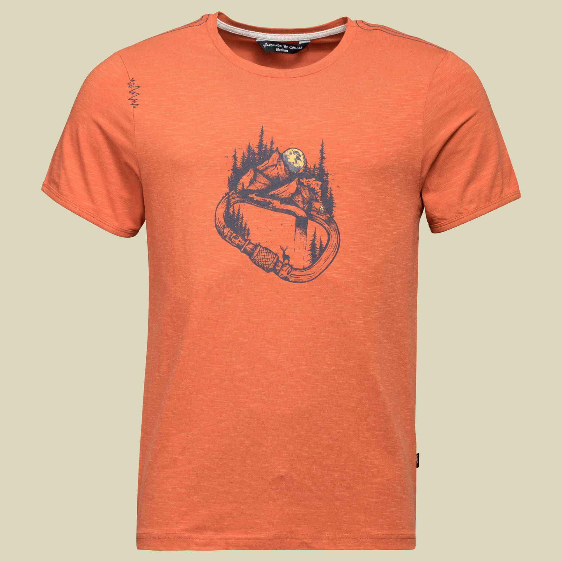 Carabiner Forest T-Shirt  Men Größe M  Farbe mango von Chillaz