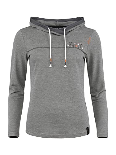 Chillaz Damen Gilfert Hoodie, anthrazit Melange, 38 von Chillaz