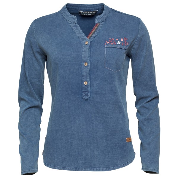 Chillaz - Women's Drachensee Shirt - Bluse Gr 42 blau von Chillaz