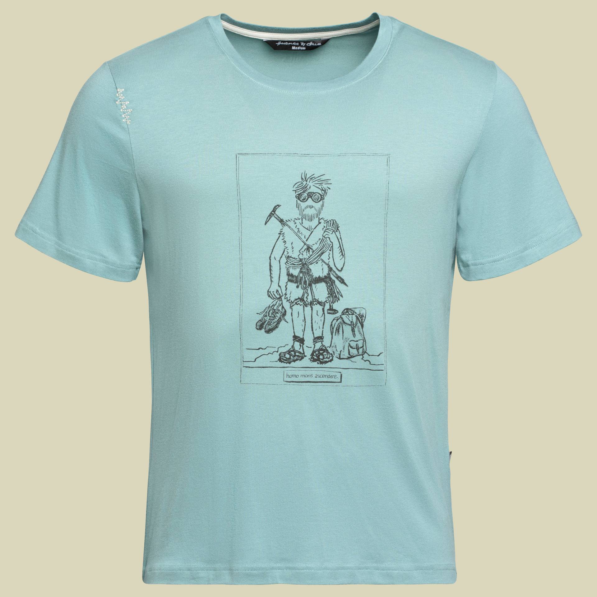 Homo Mons Ascendere T-Shirt Men M blau - arctic von Chillaz