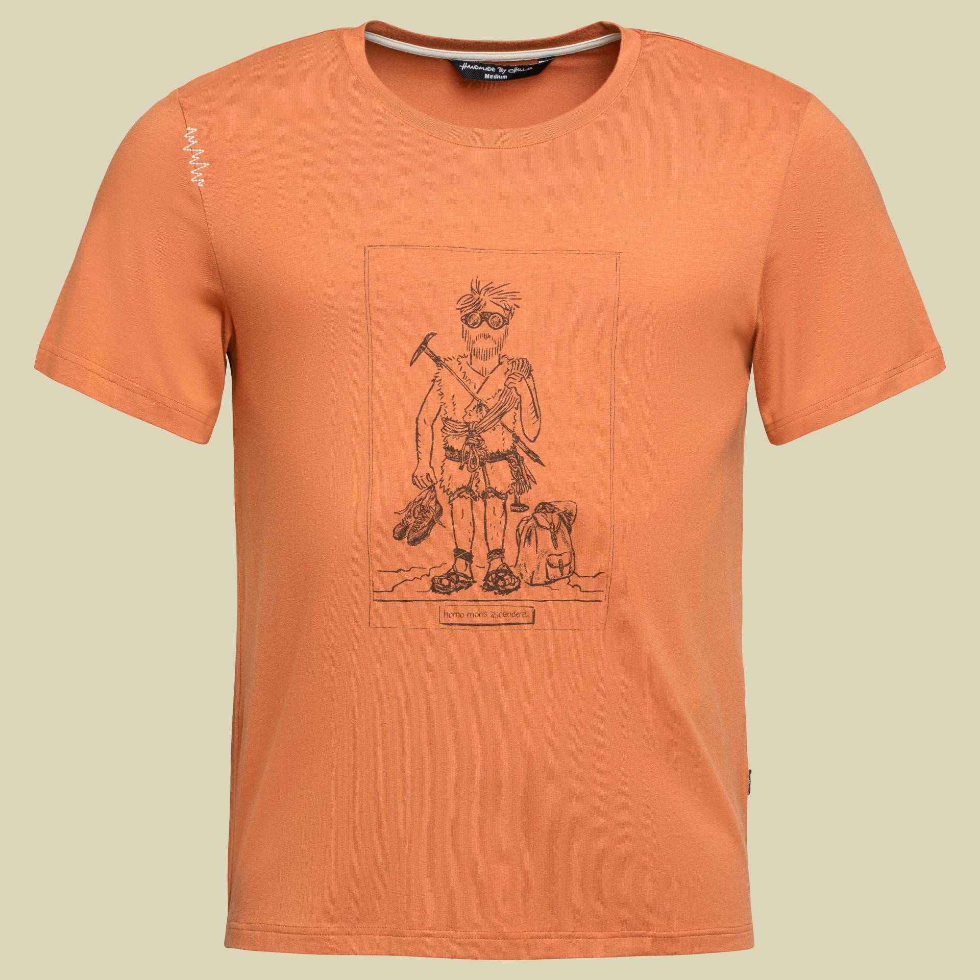 Homo Mons Ascendere T-Shirt Men XL orange - orange brown Homo Mons Ascendere T-Shirt Men XL orange - orange brown von Chillaz