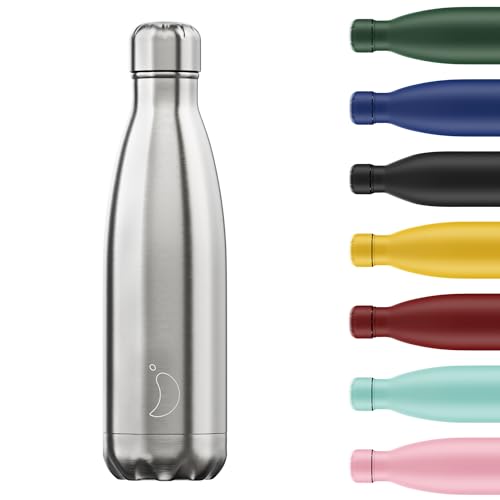 Chilly's Wasserflasche - Edelstal und wiederverwendbar - Auslaufsicher, schweißfrei - Edelstal - 1.8L von Chilly's