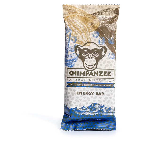 Chimpanzee - Energy Bar Dark Chocolate & Sea Salt - Energieriegel Gr 55 g von Chimpanzee