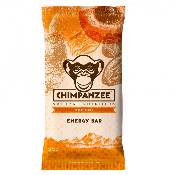 Chimpanzee - Energy Bar Apricot - Energieriegel Gr 55 g von Chimpanzee