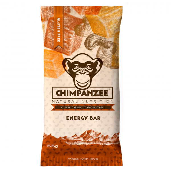 Chimpanzee - Energy Riegel Cashew Caramel - Energieriegel Gr 55 g von Chimpanzee