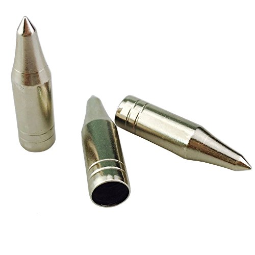 SHARROW 24 Stück 8mm Bogenschießen Jagd Pfeil Tipps Jagdspitzen Pfeilspitze Edelstahl Pfeilköpfe (Silber) von SHARROW