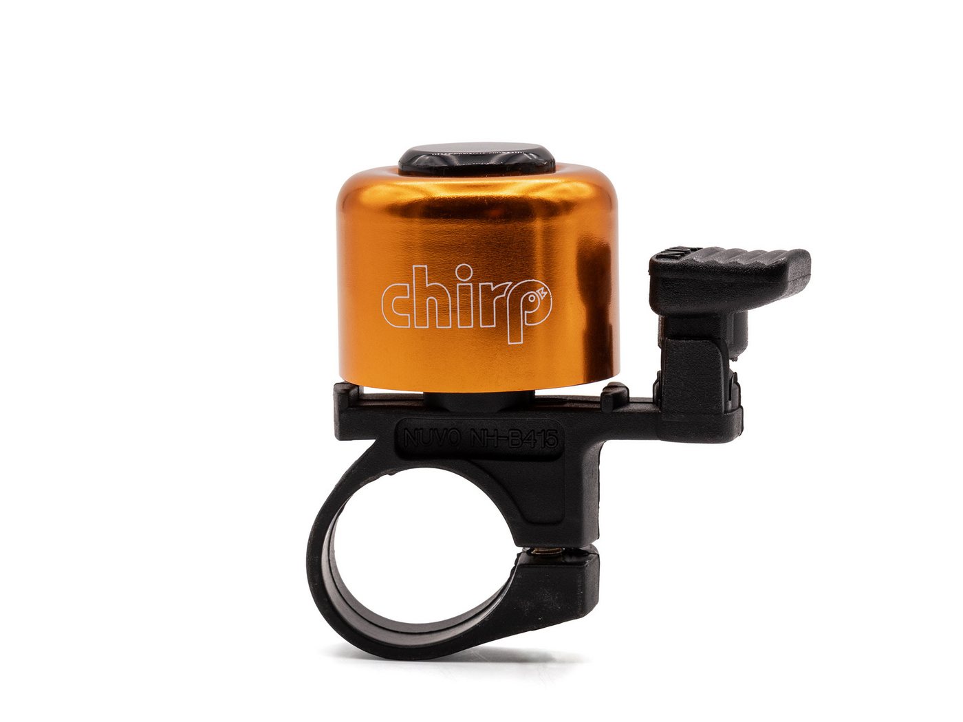 Chirp Fahrradklingel Minibell, orange eloxiert von Chirp