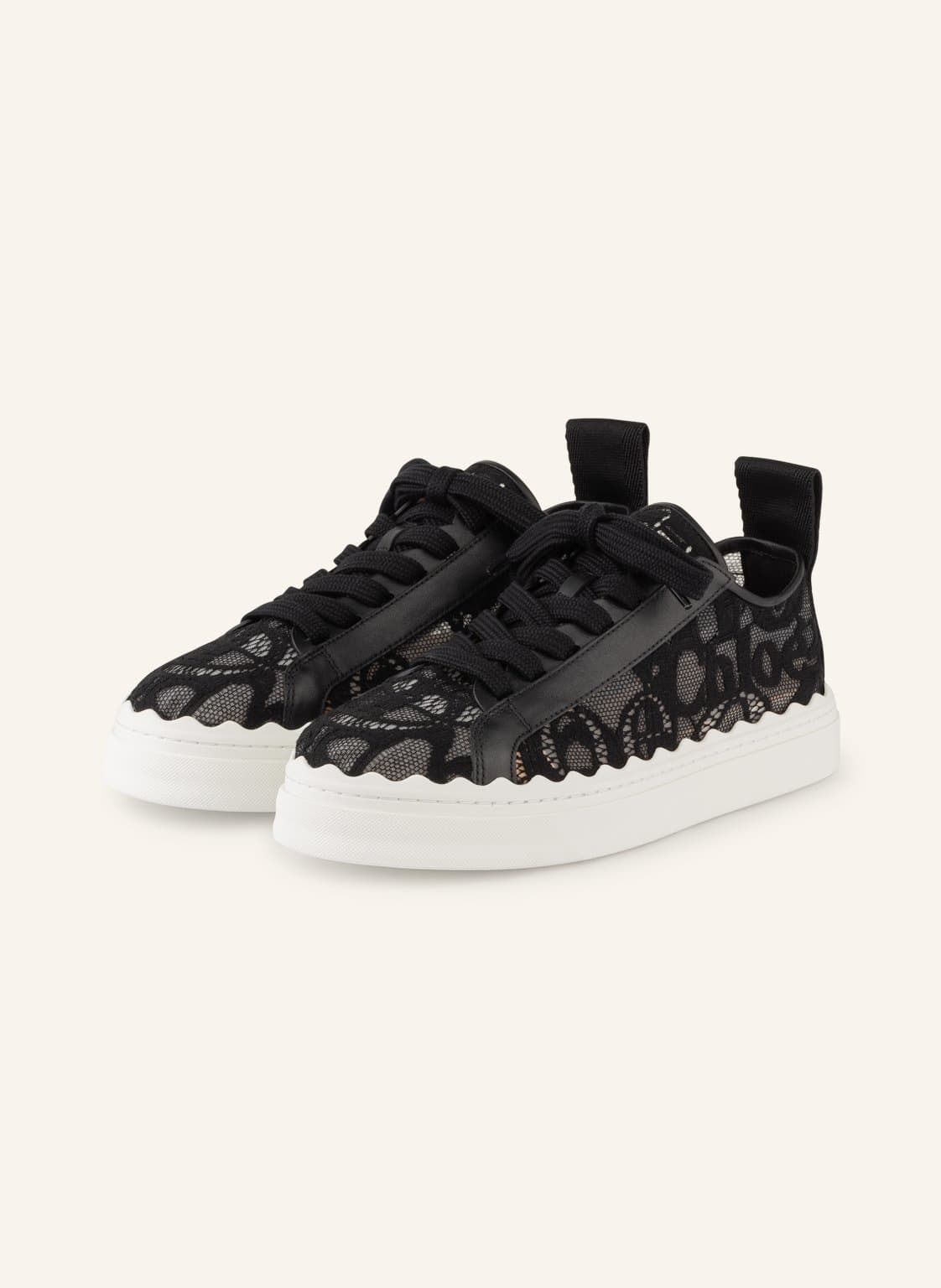 Chloé Sneaker Lauren schwarz von Chloé