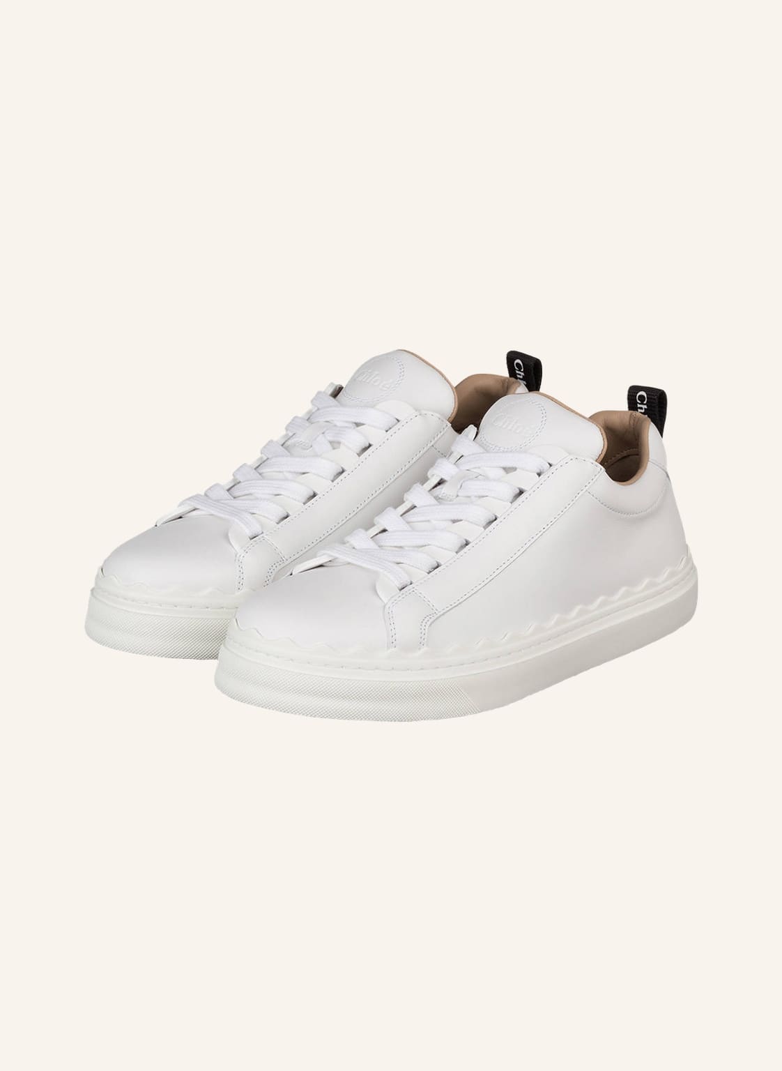 Chloé Sneaker Lauren weiss von Chloé