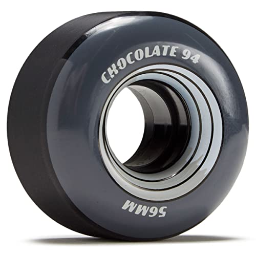 Chocolate Vanner 80A 4-Pack Cruiser Skateboard Rollen (56mm - Schwarz) von Chocolate