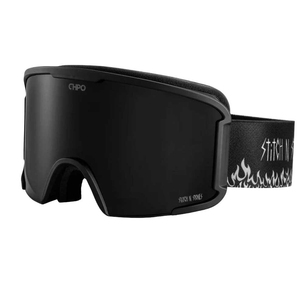 Chpo Brand Stitch N Stones Ski Goggles Schwarz Black/CAT3 Chpo Brand Stitch N Stones Ski Goggles Schwarz Black/CAT3 von Chpo Brand