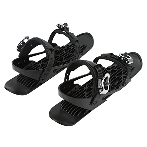 Chrees Snowskate Snowboard Bindungen Mini Ski Skates für Schnee Snowblades Erwachsene Verstellbar Kurze Snowskates Snowblades Skiboards Ski für Winterstiefel von Chrees