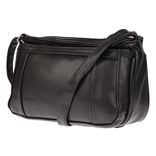 Christian Wippermann Damen Tasche Schultertasche Umhängetasche Crossover Bag Leder Optik Handtasche Schwarz Christian Wippermann Damen Tasche Schultertasche Umhängetasche Crossover Bag Leder Optik Handtasche Schwarz von Christian Wippermann
