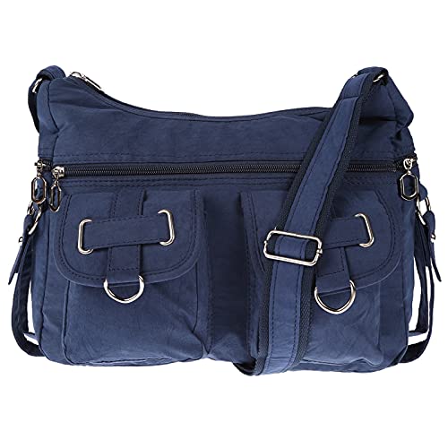 Christian Wippermann Damenhandtasche Schultertasche aus Canvas Blau Christian Wippermann Damenhandtasche Schultertasche aus Canvas Blau von Christian Wippermann