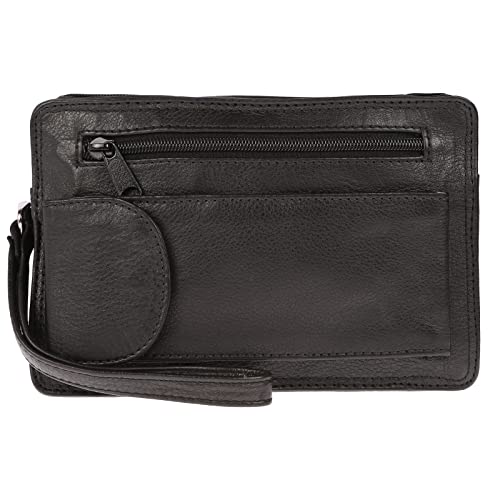 Christian Wippermann Herren echt Leder Handgelenktasche Herrenhandtasche Tasche Doppelkammer Christian Wippermann Herren echt Leder Handgelenktasche Herrenhandtasche Tasche Doppelkammer von Christian Wippermann